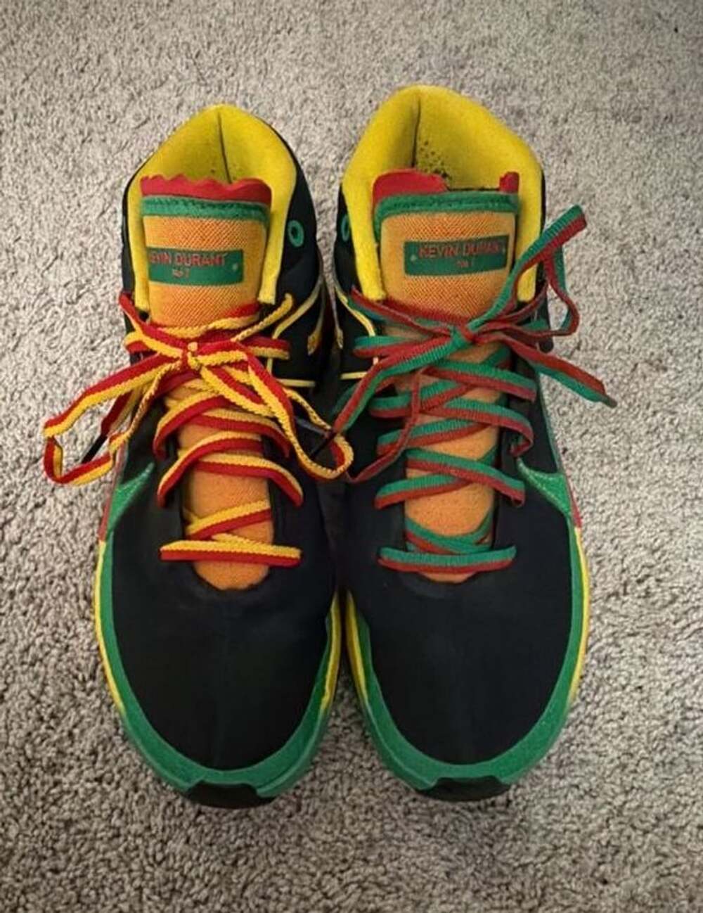 Nike KD 13 Rasta Kevin Durant Basketball Sneakers DC0010-001